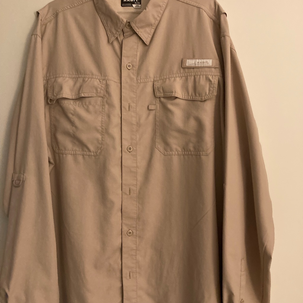 Habit Men’s Shirt, Xl, 40+ Solar Factor
